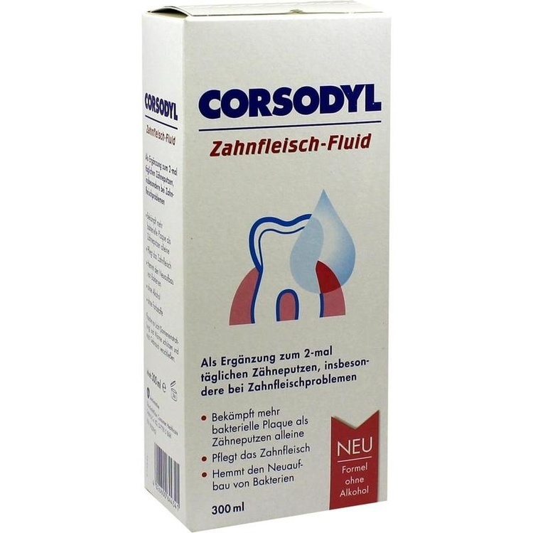 CORSODYL Zahnfleisch-Fluid 300 ml