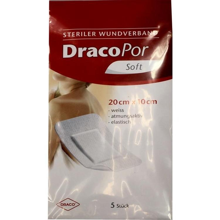 DRACOPOR Wundverband 10x20 cm steril 5 St