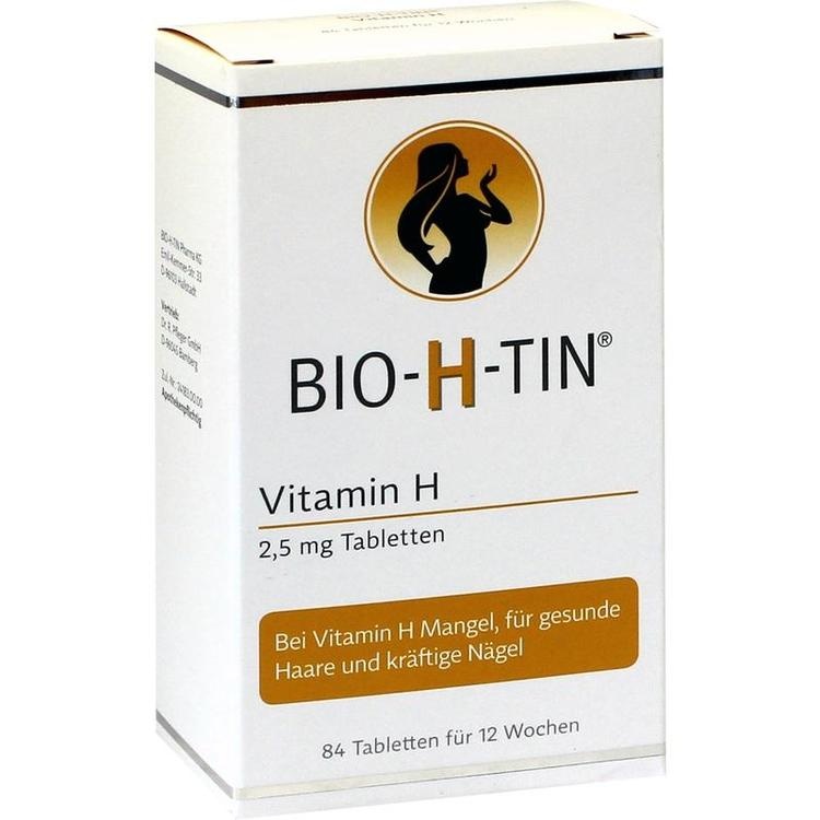 BIO-H-TIN Vitamin H 2,5 mg für 12 Wochen Tabletten 84 St