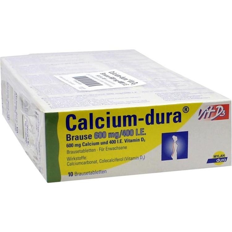 CALCIUM DURA Vit D3 Brause 600 mg/400 I.E. 50 St