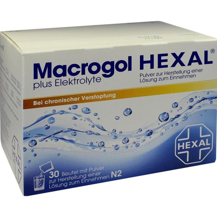 MACROGOL HEXAL plus Elektrolyte Plv.z.H.e.L.z.E. 30 St
