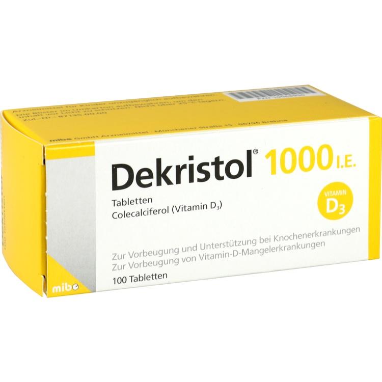 DEKRISTOL 1.000 I.E. Tabletten 100 St