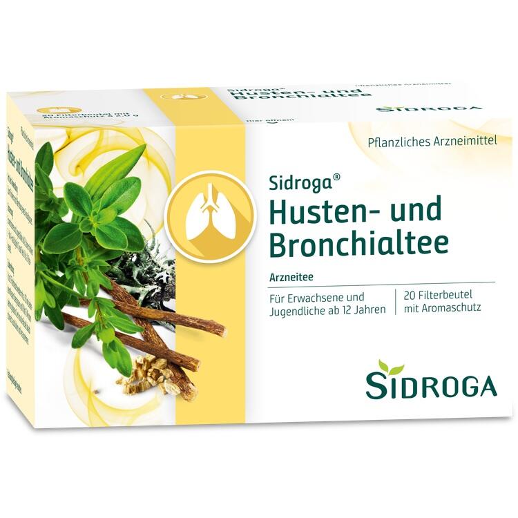 SIDROGA Husten- und Bronchialtee Filterbeutel 20X2.0 g
