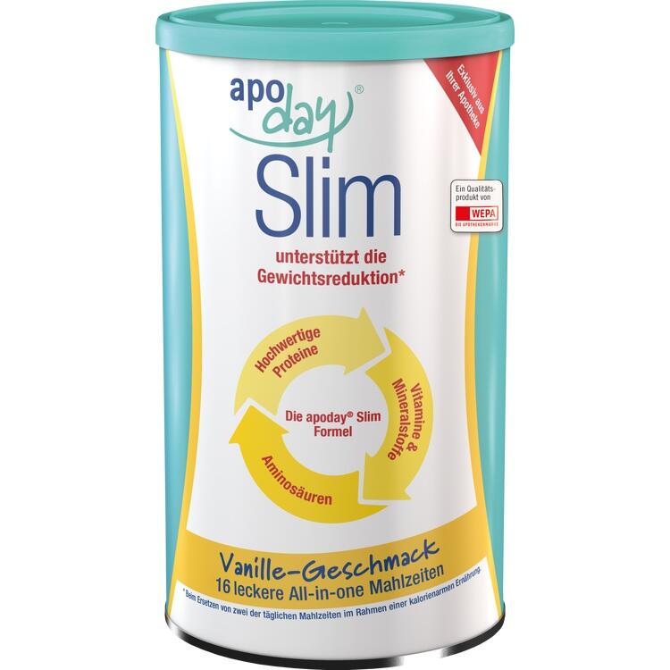 APODAY Vanilla Slim Pulver Dose 450 g