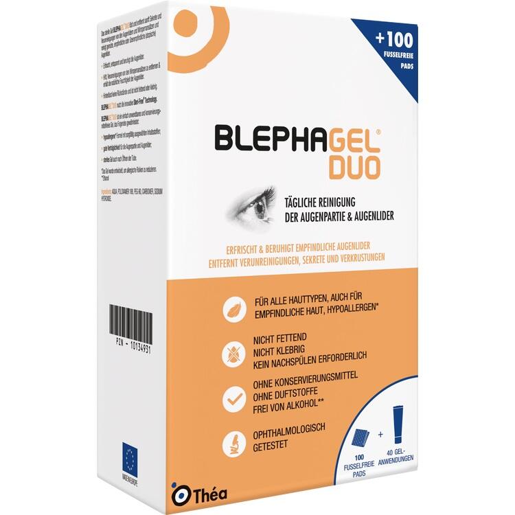 BLEPHAGEL Duo 30 g+Pads 1 P