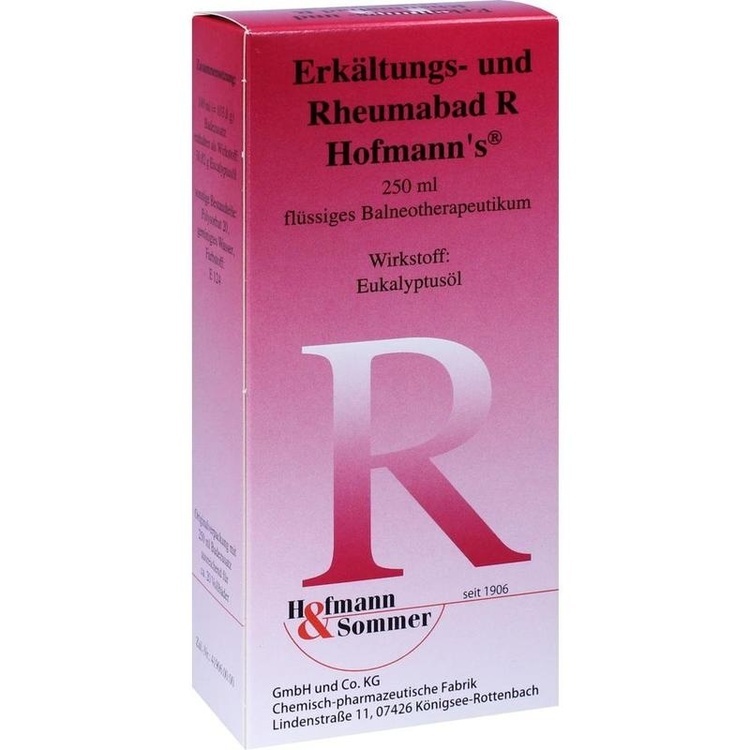 ERKÄLTUNGS- UND Rheumabad R Hofmann's 250 ml