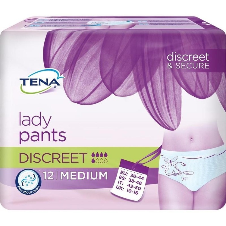 TENA LADY Pants Discreet M 12 St