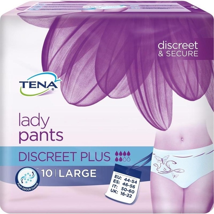 TENA LADY Pants Discreet Plus L 10 St