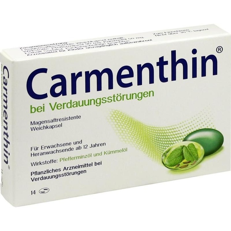 CARMENTHIN bei Verdauungsstörungen msr.Weichkaps. 14 St