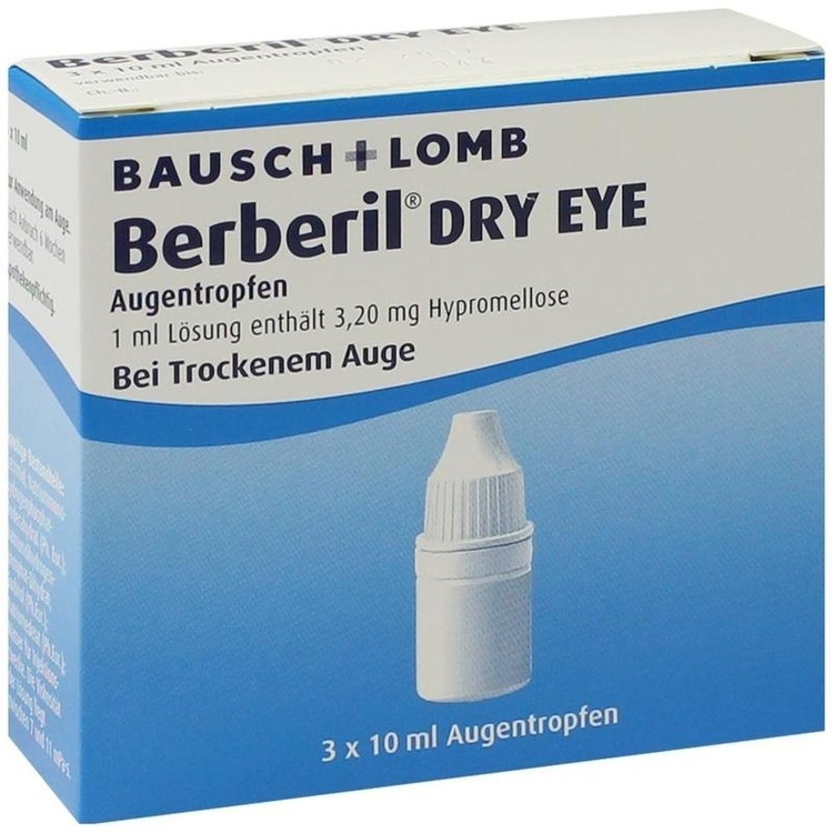 BERBERIL Dry Eye Augentropfen 3X10 ml