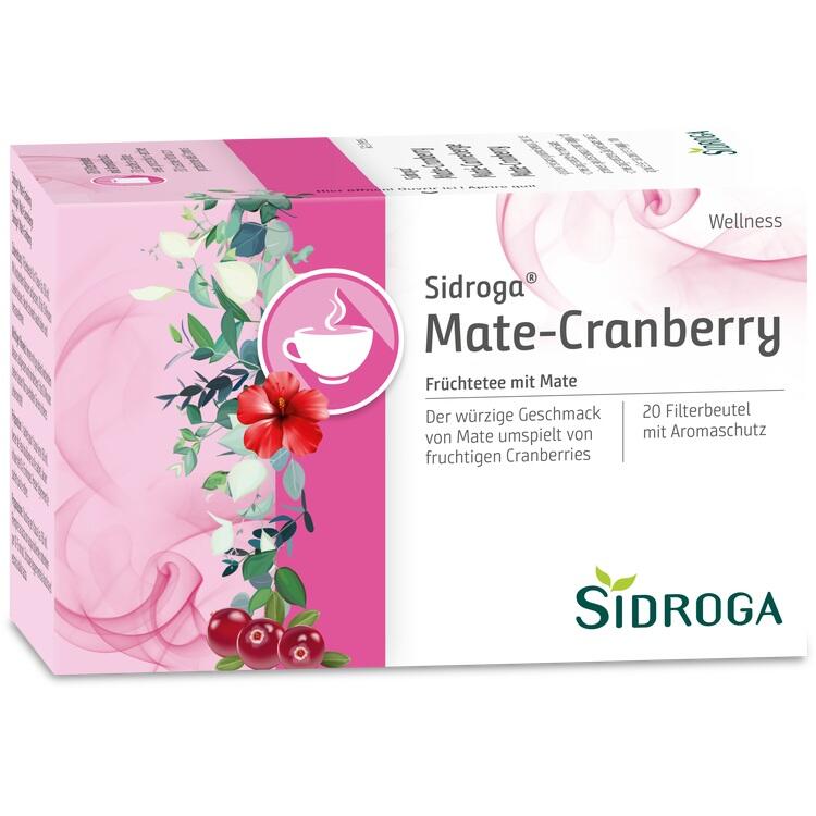 SIDROGA Wellness Mate-Cranberry Tee Doppelkammerb. 20X2.0 g