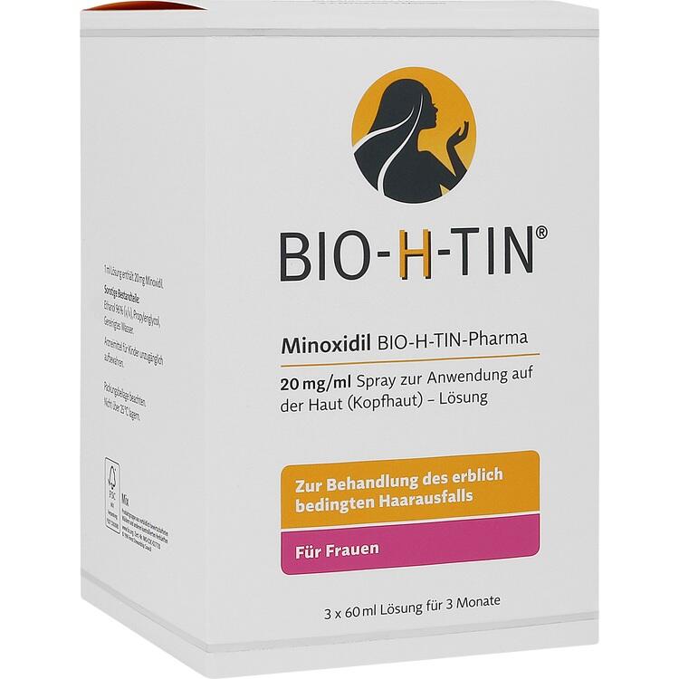 MINOXIDIL BIO-H-TIN Pharma 20 mg/ml Spray Lsg. 3X60 ml