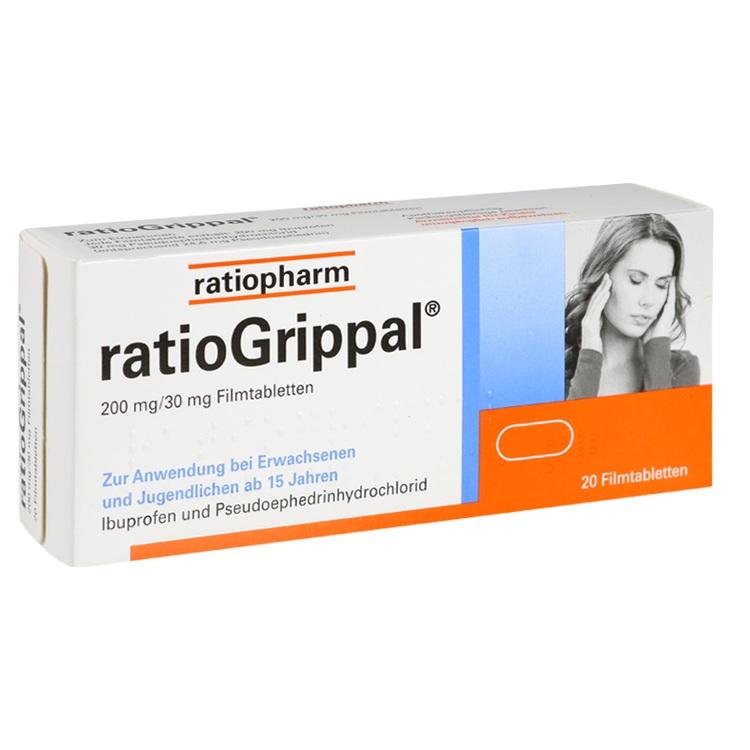 RATIOGRIPPAL 200 mg/30 mg Filmtabletten 20 St