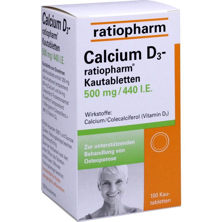 CALCIUM D3-ratiopharm Kautabletten 100 St