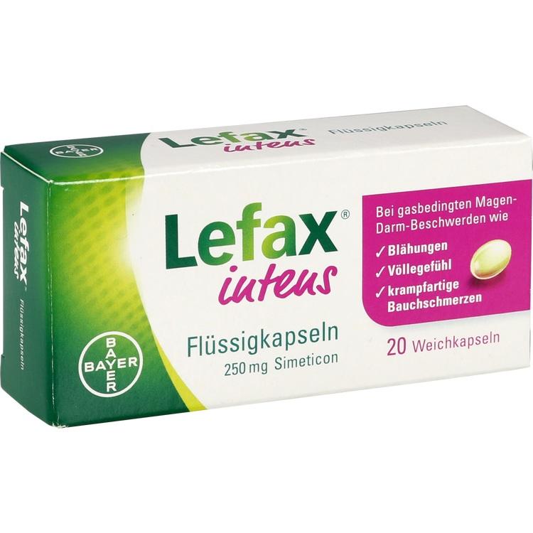 LEFAX intens Flüssigkapseln 250 mg Simeticon 20 St