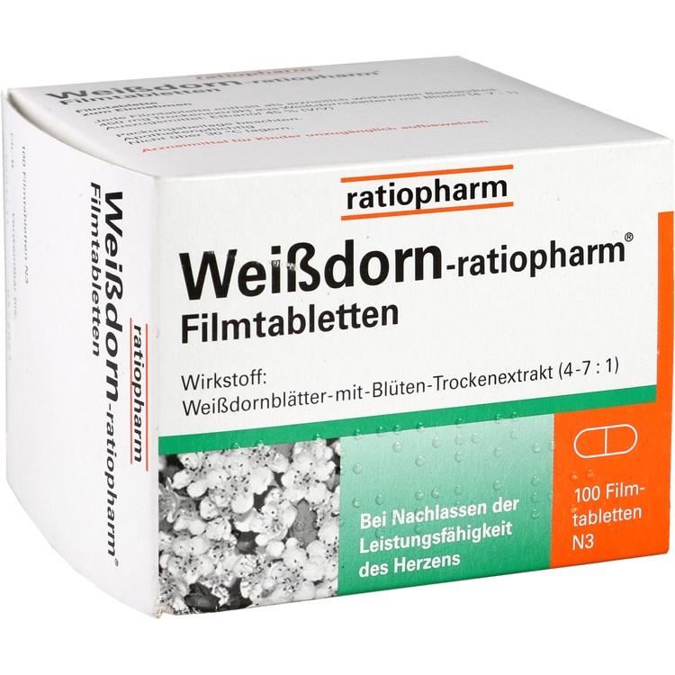 WEISSDORN-RATIOPHARM Filmtabletten 100 St