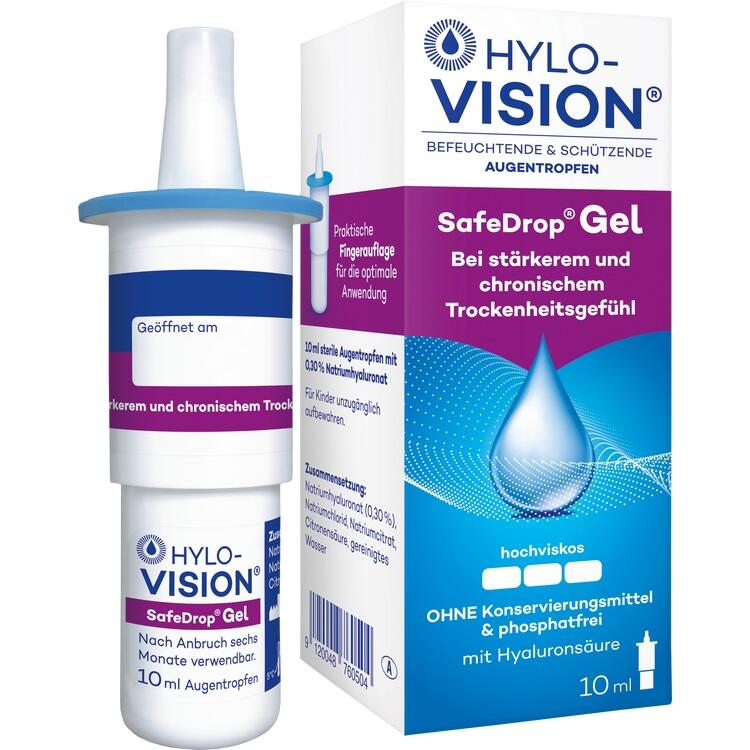 HYLO-VISION SafeDrop Gel Augentropfen 10 ml