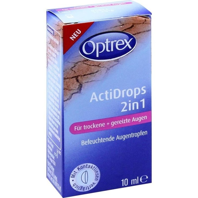 OPTREX ActiDrops 2in1 f.trockene+gereizte Augen 10 ml