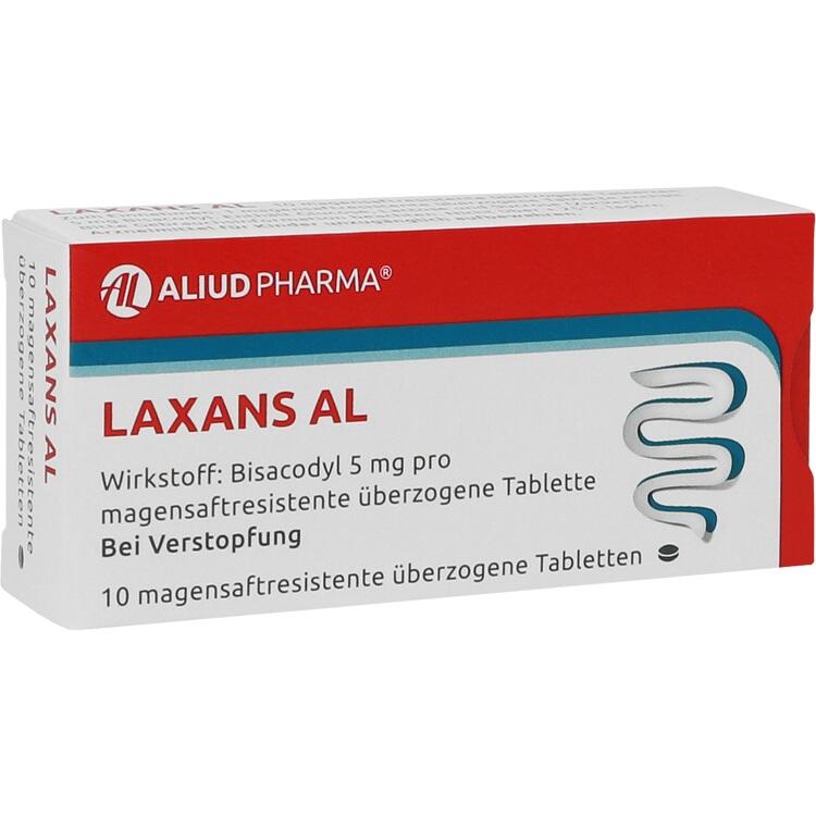 LAXANS AL magensaftresistente überzogene Tabletten 10 St