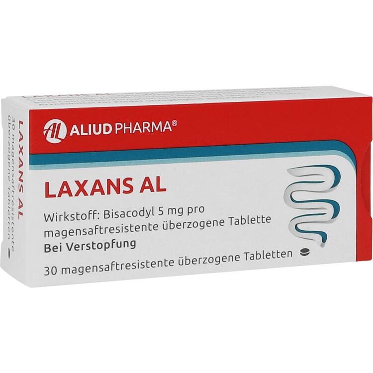 LAXANS AL magensaftresistente überzogene Tabletten 30 St