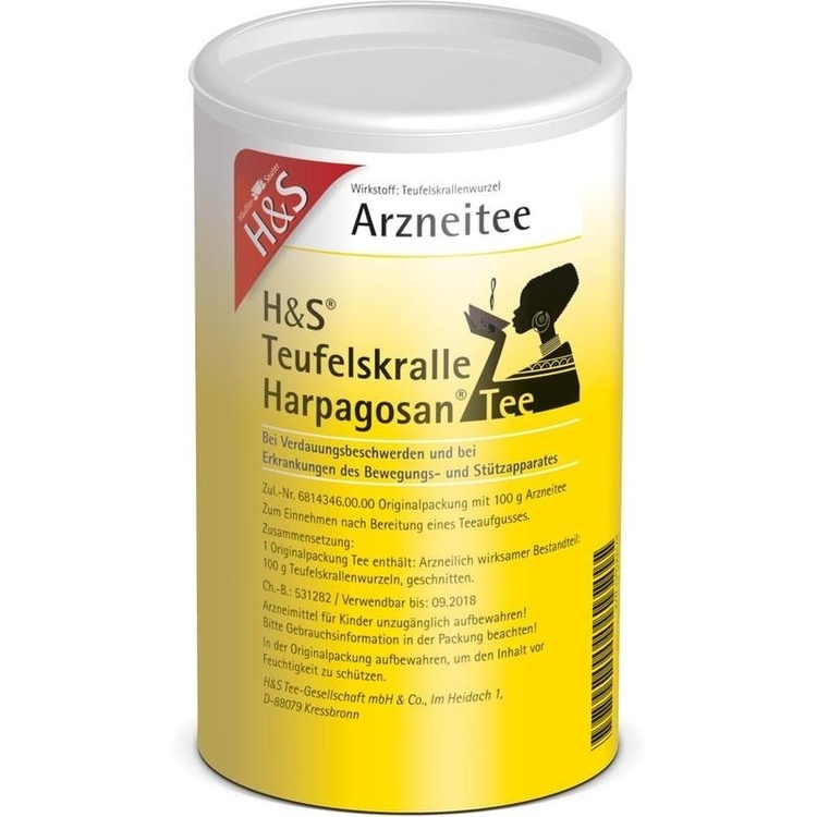 H&S Teufelskralle Harpagosan-Tee Dose 100 g