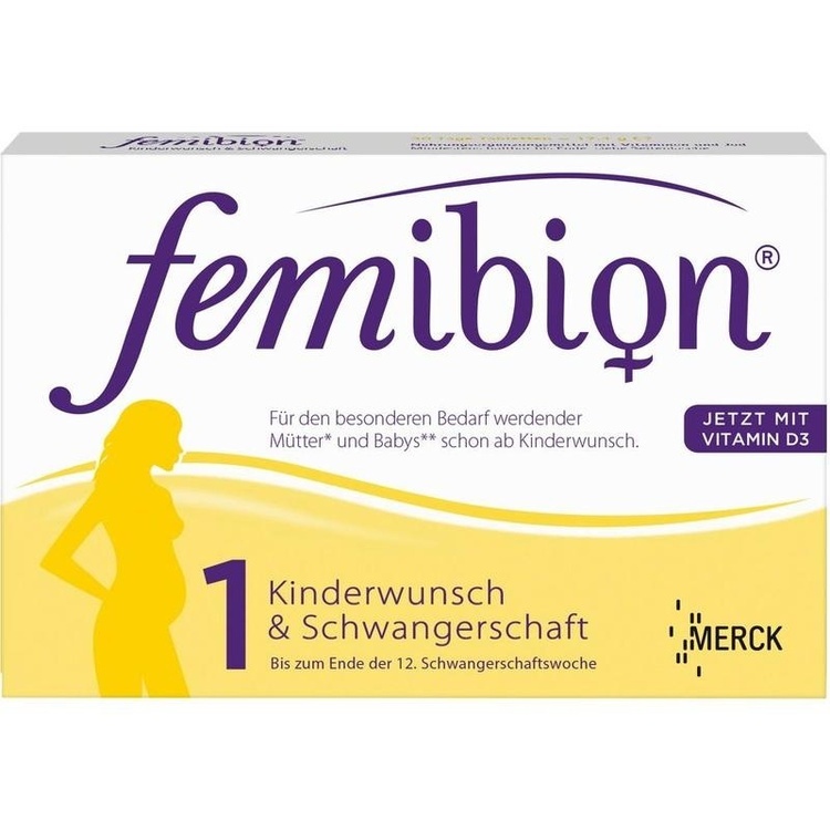 FEMIBION Schwangerschaft 1 D3+800 μg Folat  30 St