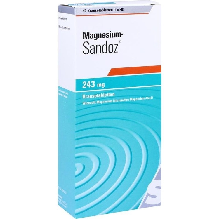 MAGNESIUM SANDOZ 243 mg Brausetabletten 40 St
