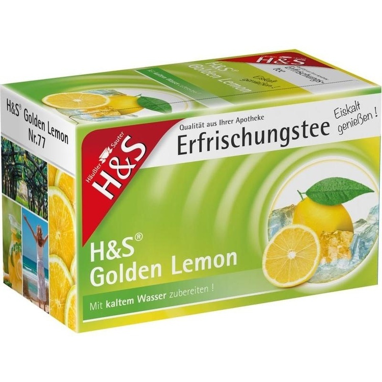 H&S Golden Lemon Filterbeutel 20X2.8 g