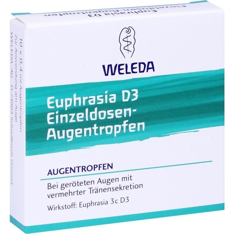 EUPHRASIA D 3 Einzeldosen-Augentropfen 10X0.4 ml
