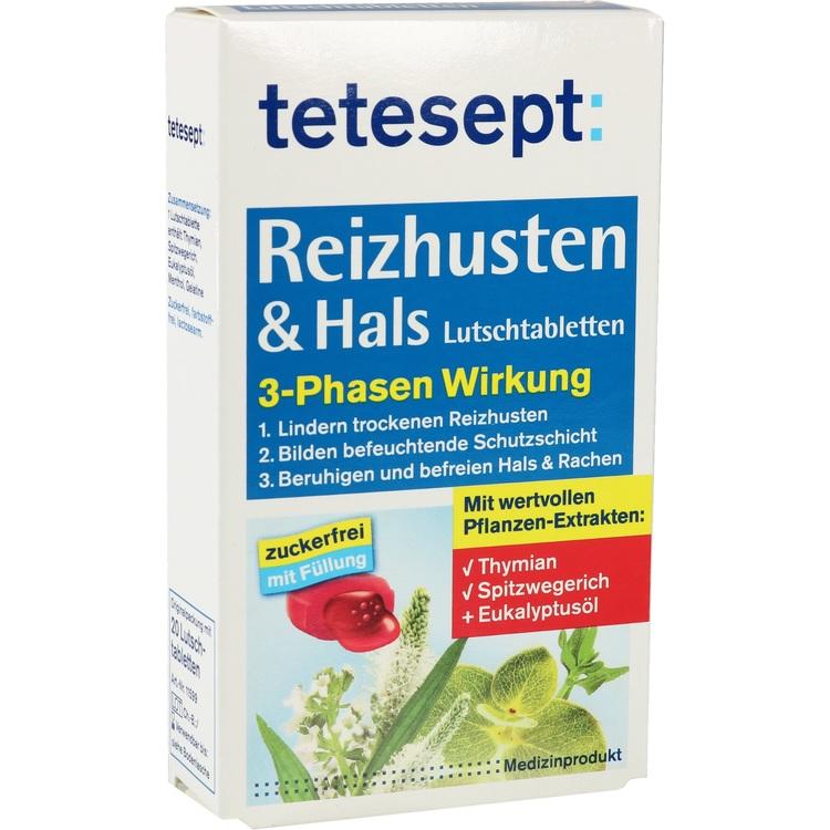 TETESEPT Reizhusten & Hals Lutschtabletten 20 St