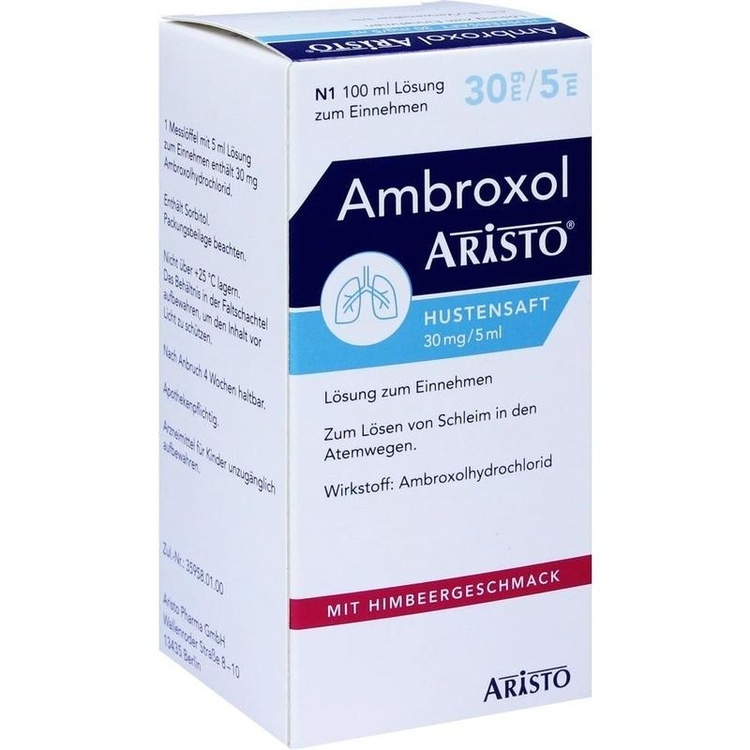 AMBROXOL Aristo Hustensaft 30 mg/5 ml Lsg.z.Einn. 100 ml