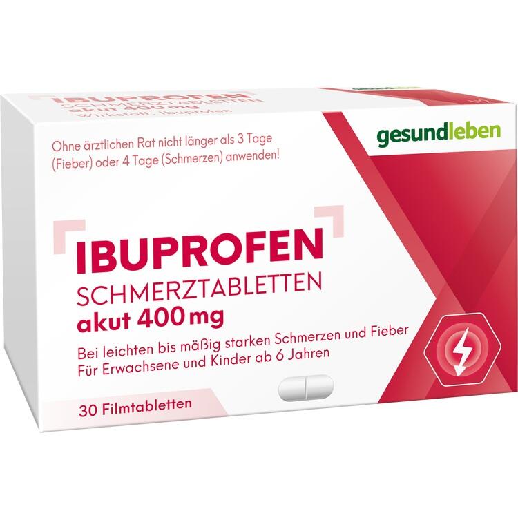 IBUPROFEN Schmerztabletten 400 mg Filmtabletten 30 St