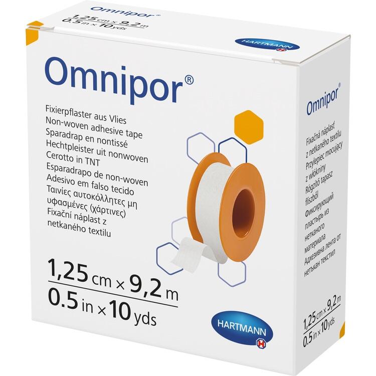 OMNIPOR Fixierpflaster Vlies 1,25 cmx9,2 m 1 St