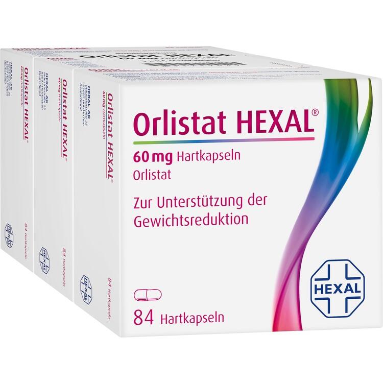 ORLISTAT HEXAL 60 mg Hartkapseln 3X84 St