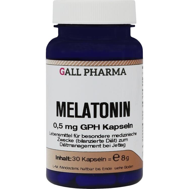 MELATONIN 0,5 mg GPH Kapseln 30 St