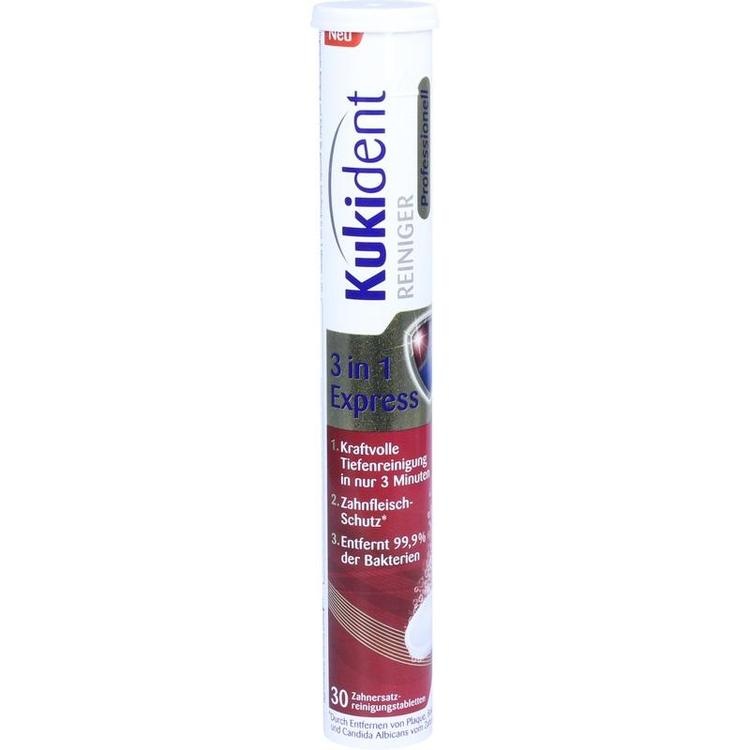 KUKIDENT Professionell 3in1 Express Tabs 30 St