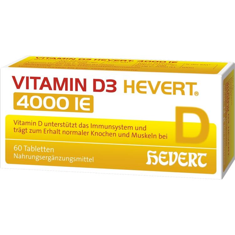 VITAMIN D3 HEVERT 4.000 I.E. Tabletten 60 St