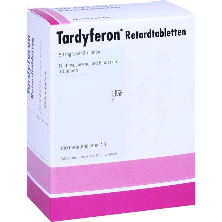 TARDYFERON Depot-Eisen(II)-sulfat 80 mg Retardtab. 100 St