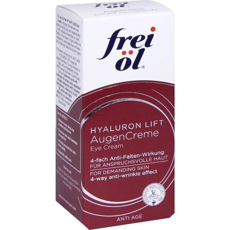 FREI ÖL Anti-Age Hyaluron Lift AugenCreme 15 ml