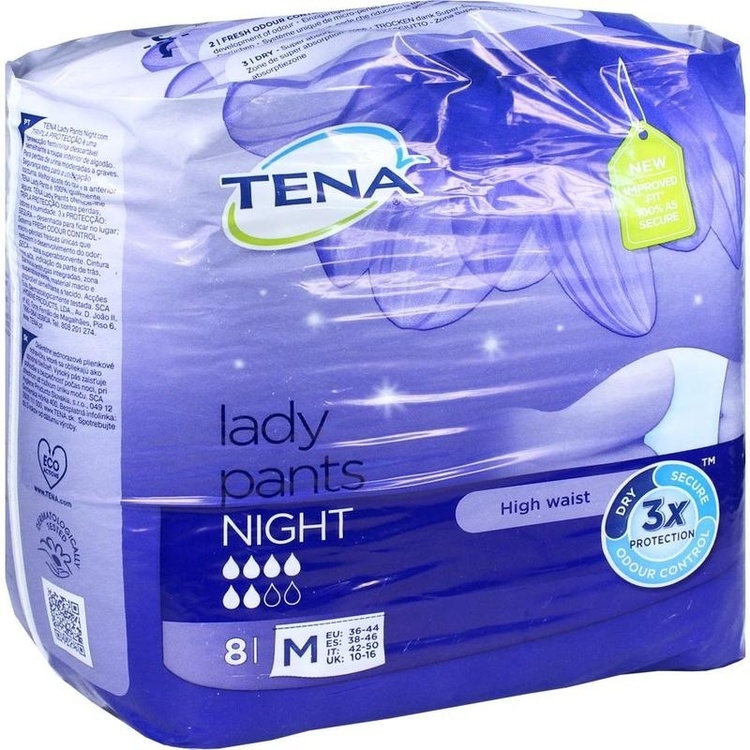 TENA LADY Pants Night M 8 St