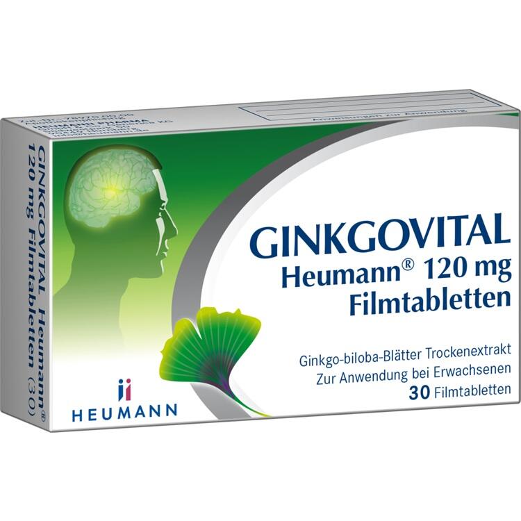 GINKGOVITAL Heumann 120 mg Filmtabletten 30 St