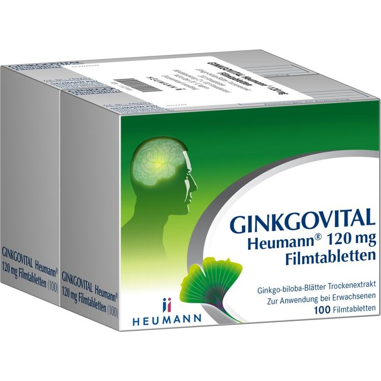 GINKGOVITAL Heumann 120 mg Filmtabletten 200 St