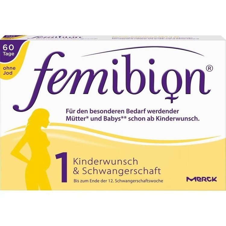 FEMIBION Schwangerschaft 1 D3+800 μg Folat  60 St