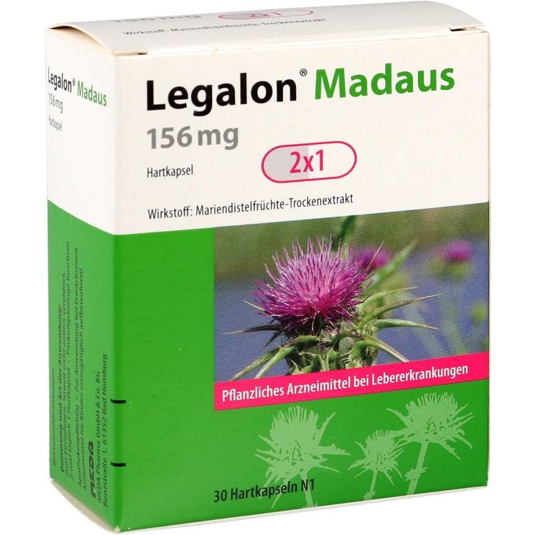 LEGALON Madaus 156 mg Hartkapseln 30 St
