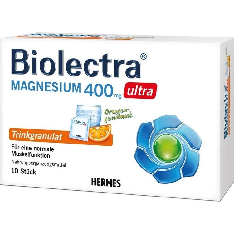 BIOLECTRA Magnesium 400 mg ultra Trinkgran.Orange 10 St