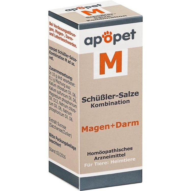 APOPET Schüßler-Salze-Kombination M ad us.vet.Gl. 12 g