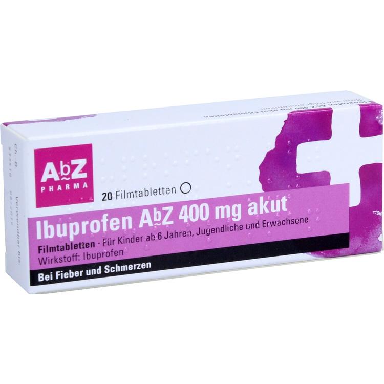 IBUPROFEN AbZ 400 mg akut Filmtabletten 20 St