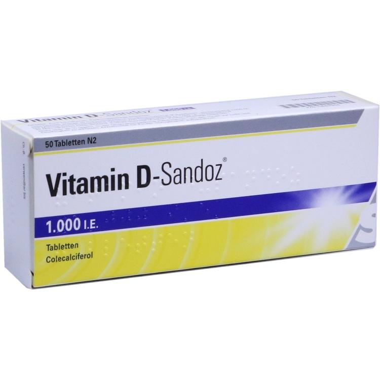 VITAMIN D SANDOZ 1.000 I.E. Tabletten 50 St