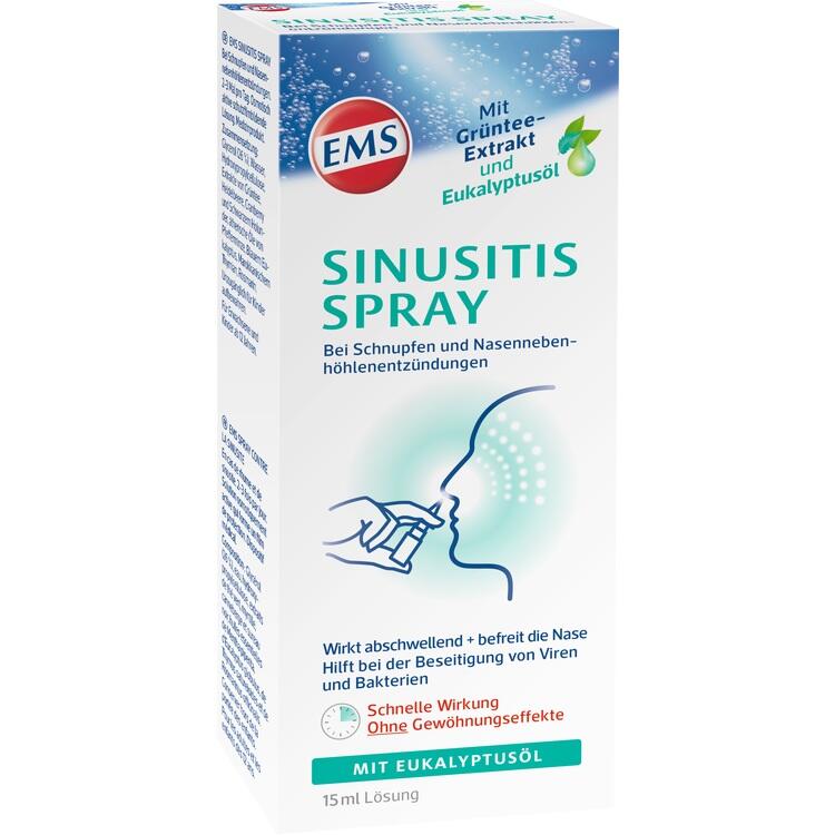 EMSER Sinusitis Spray mit Eukalyptusöl 15 ml