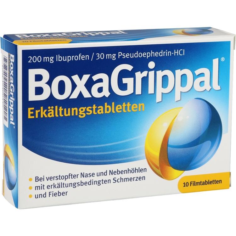 BOXAGRIPPAL Erkältungstabletten 200 mg/30 mg FTA 10 St